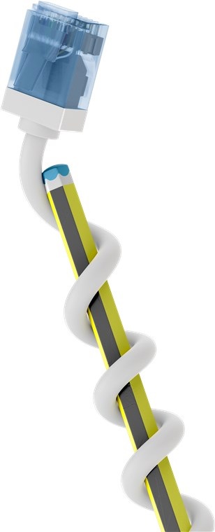 Goobay Cavo Patch CAT 6A Slim Ultra Flessibile RJ45 U/UTP 15 m - 10 Gbps, Antipiega, Bianco