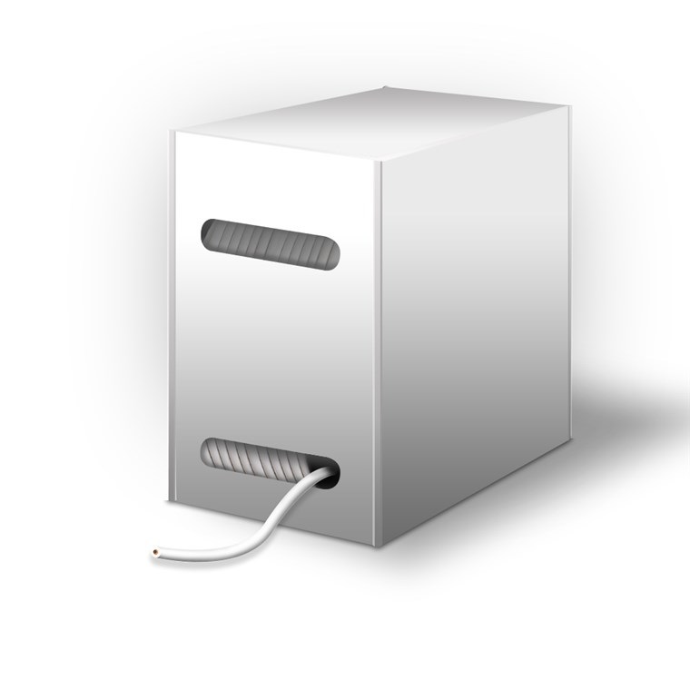 Goobay 95709 Cavo di Rete CAT 6 Grigio 305 m S/FTP (PiMF) - Cavo Dati Flessibile per Ambienti Interni