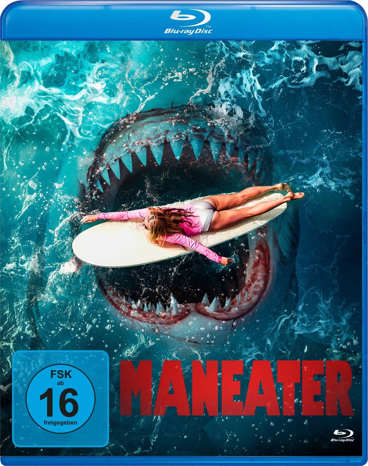 Tiberius Film Maneater (Blu-ray) - Nicky Whelan, Trace Adkins, Justin Lee - Tedesca e Inglese