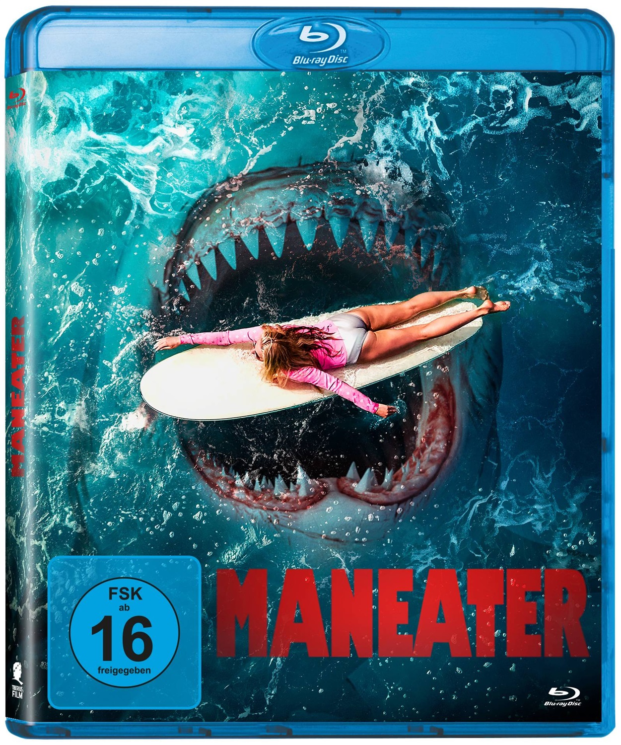 Tiberius Film Maneater (Blu-ray) - Nicky Whelan, Trace Adkins, Justin Lee - Tedesca e Inglese