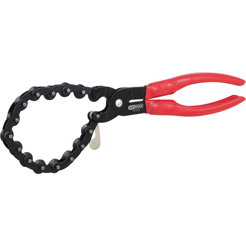 KS Tools 150.1500 Tagliatubi a Catena - Acciaio Speciale, Maniglie in Plastica, Diametro 19-83 mm