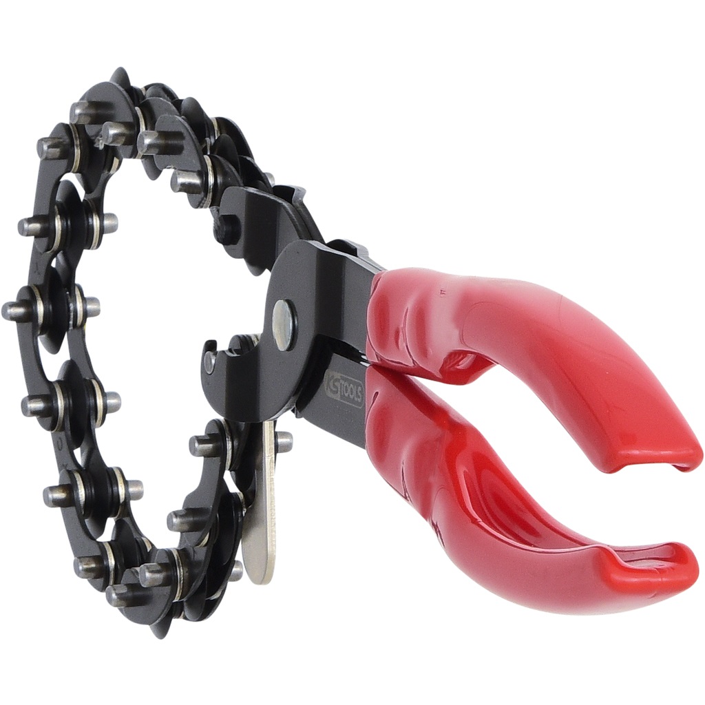 KS Tools 150.1500 Tagliatubi a Catena - Acciaio Speciale, Maniglie in Plastica, Diametro 19-83 mm