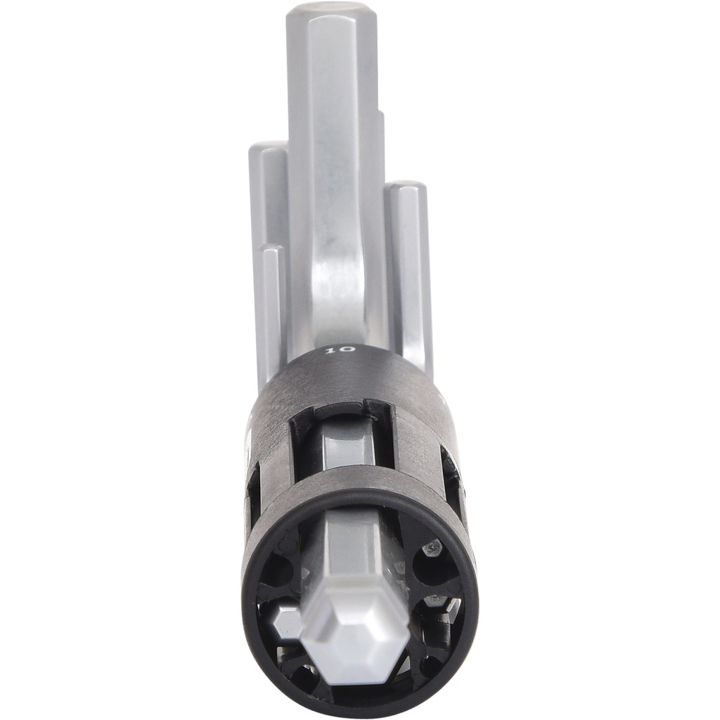 KS Tools Set di Chiavi a Brugola Esagonali Piegate a Testa Sferica 3 in 1, 8 Pezzi, Lunghe, 2-10 mm