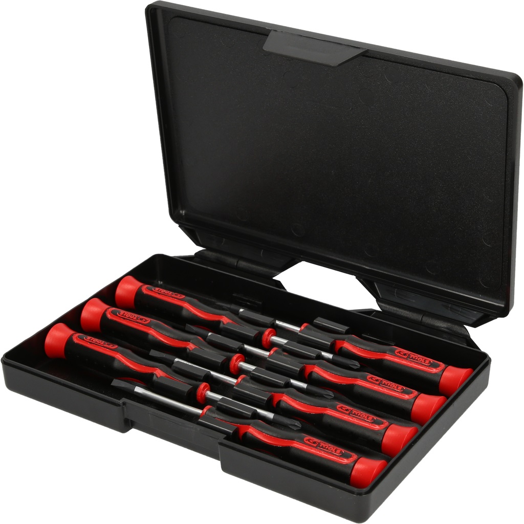 KS TOOLS Kit Cacciavite 500.7165 - 7 Pezzi per Meccanica di Precisione, Viti PH e Intaglio