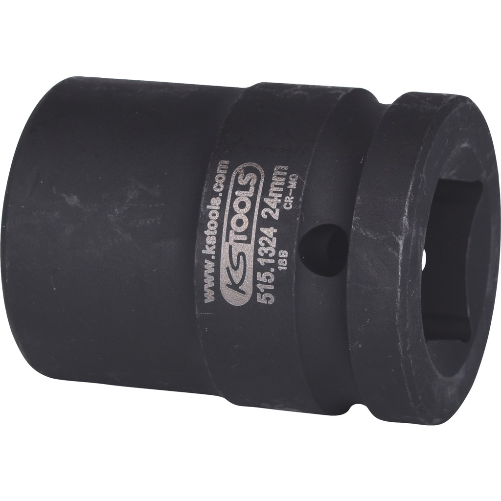 KS Tools 515.1324 Bussola Esagonale Corta 24 mm per Avvitatori ad Impulsi 3/4