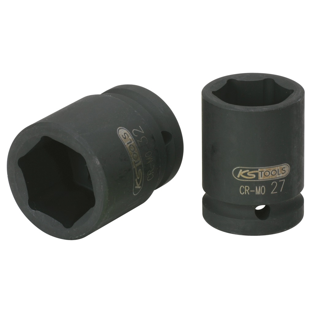 KS Tools 515.1350 Bussola Esagonale Corta per Avvitatori ad Impulsi 50 mm 3/4