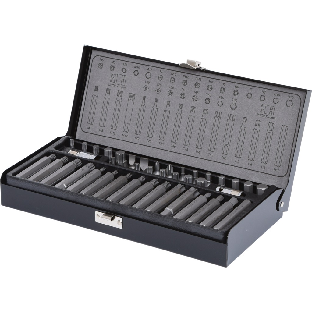 KS Tools 911.4304 Serie di Inserti Classic, 42 Pezzi, 10 mm