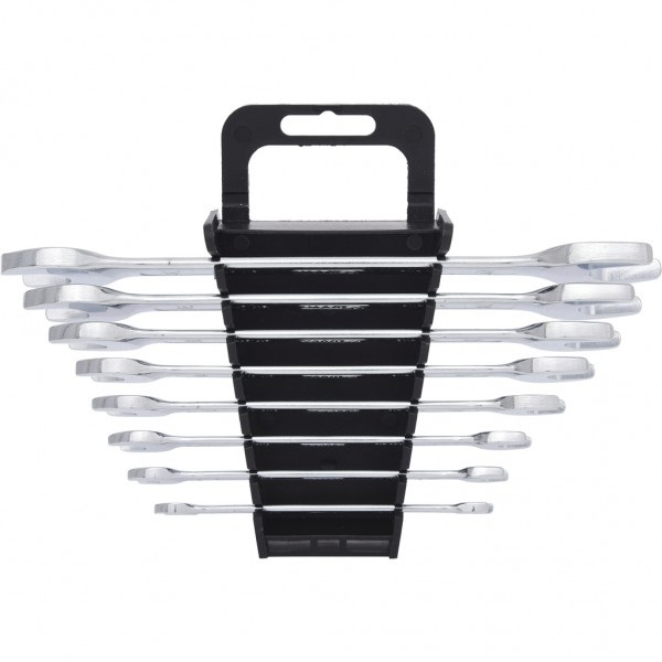 KS TOOLS Set di chiavi doppie a forcella, 8 pezzi, 6x7-20x22 mm in Cromo vanadio