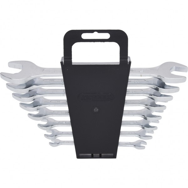 KS TOOLS Set di chiavi doppie a forcella, 8 pezzi, 6x7-20x22 mm in Cromo vanadio