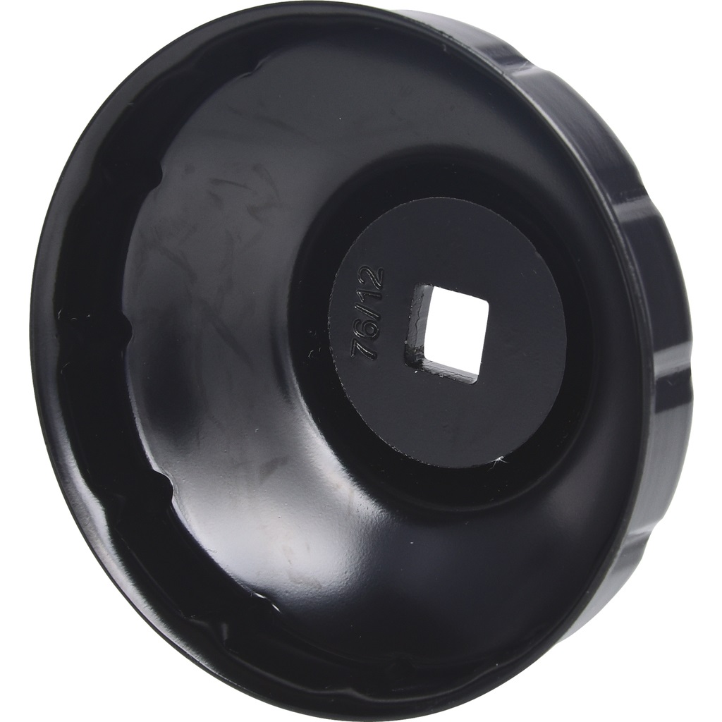 KS Tools 150.9338 - Chiave per filtro olio a tazza 3/8, apertura 76 mm, utilizzo manuale