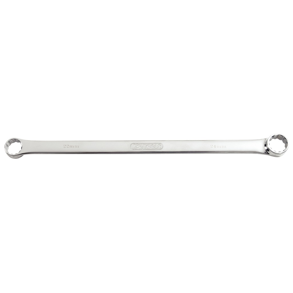 KS Tools Chiave Poligonale a Due Bocche Extra Lunga 22X24 mm - Modello 518.0828 in ChromePlus