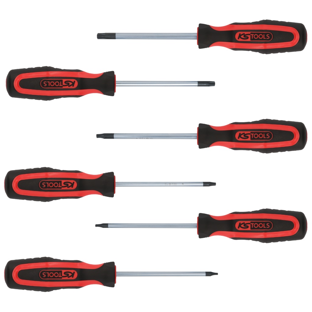 KS Tools Kit Cacciavite Ergotorqueplus 159.0040 - 6 Pezzi TX con Foro