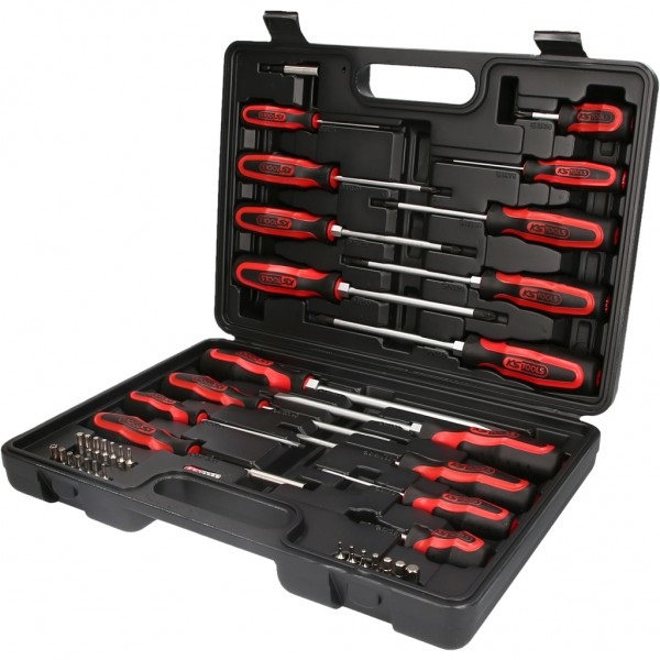 KS Tools 159.0100 Set di Cacciaviti e Inserti ERGOTORQUEplus, 39 Pezzi con Impugnatura Bicomponente