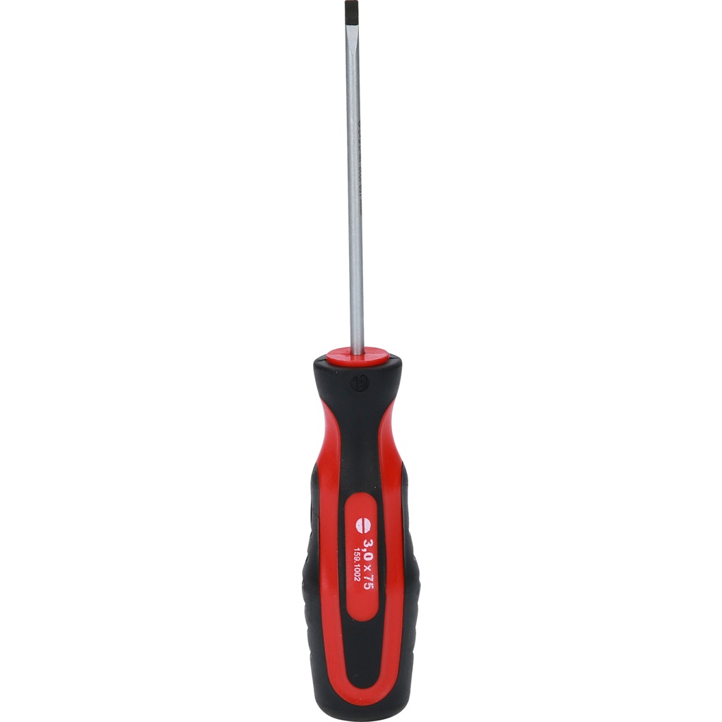 KS Tools Cacciavite a Taglio 159.1009 - Punta 6,5mm, Lunghezza 255mm, Impugnatura Bicomponente