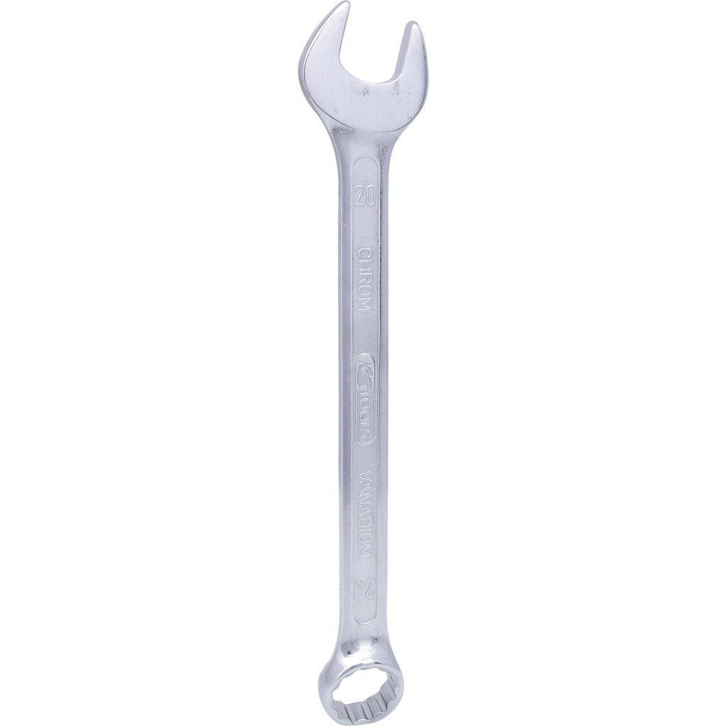 KS Tools Chiave Combinata Inclinata 23mm con Profilo FlankTraction e Finitura Cromata Opaca