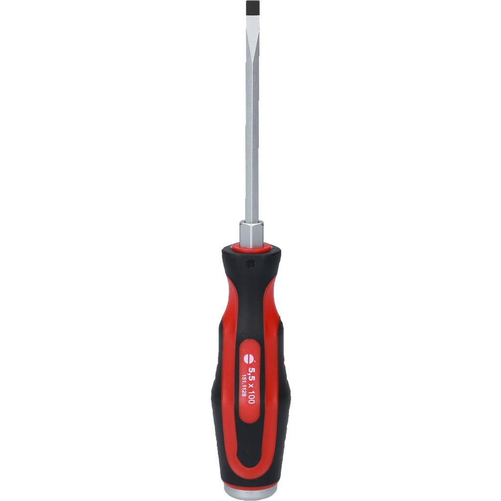 KS TOOLS Cacciavite a taglio 151.1128 ERGOmax 5,5mm con impugnatura bicomponente