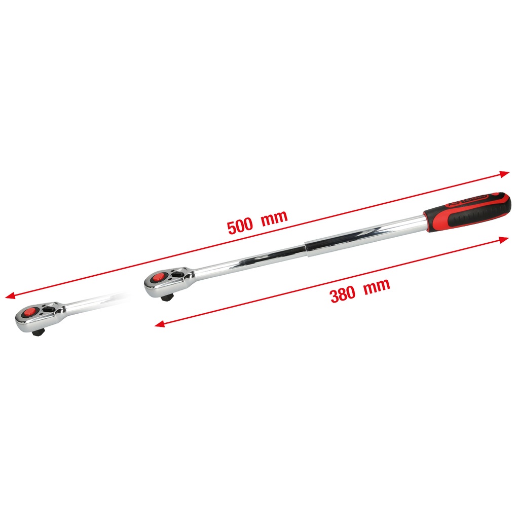 KS Tools 918.1270 Leva a Cricchetto Telescopica 1/2
