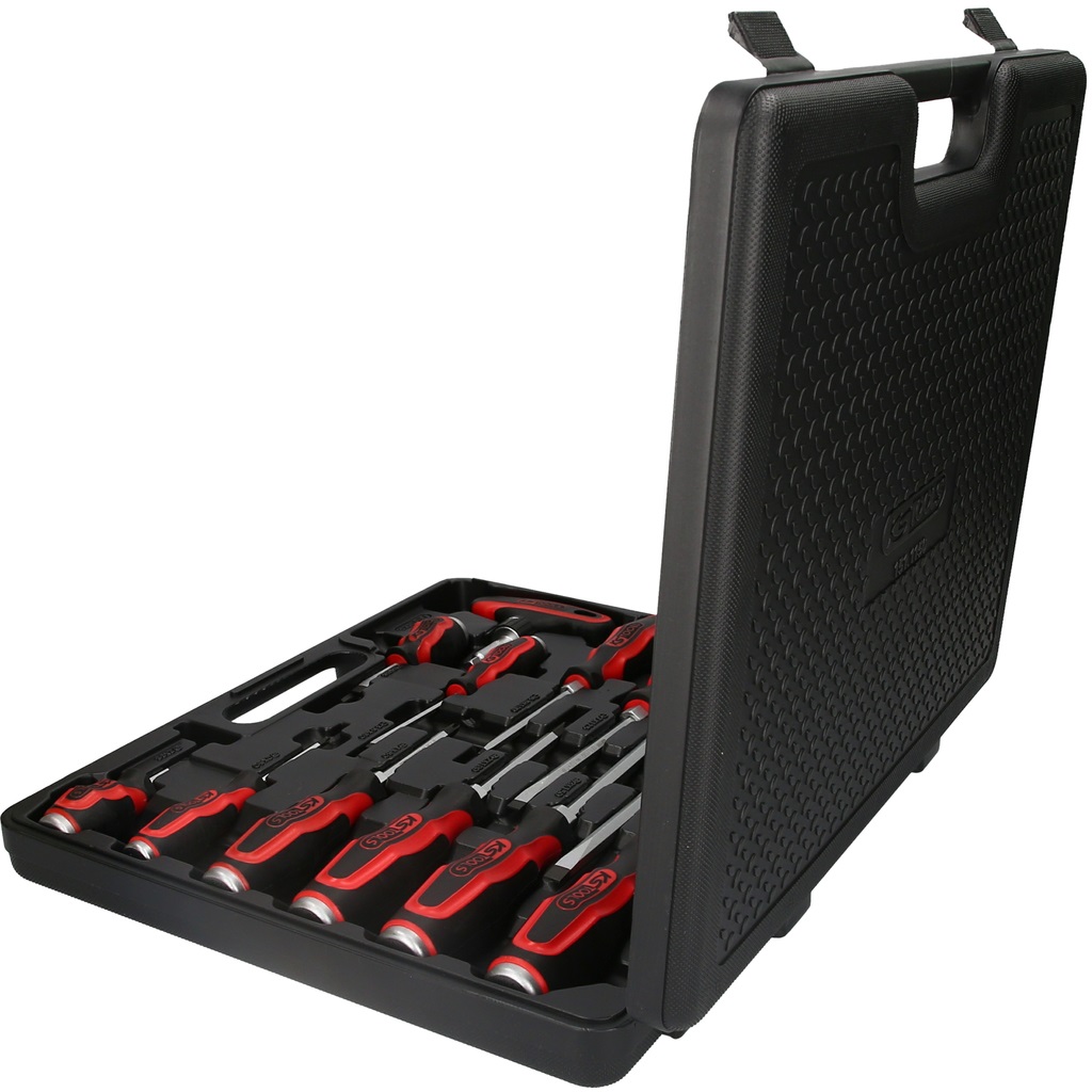 KS Tools 151.1150 Set di Cacciaviti ERGOTORQUEmax con Calotta di Percussione - 14 Pezzi