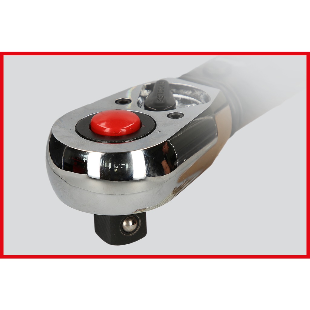 KS Tools Chiave Dinamometrica ErgotorquePrecision 10-100 NM con Testa a Cricco Reversibile 1/2