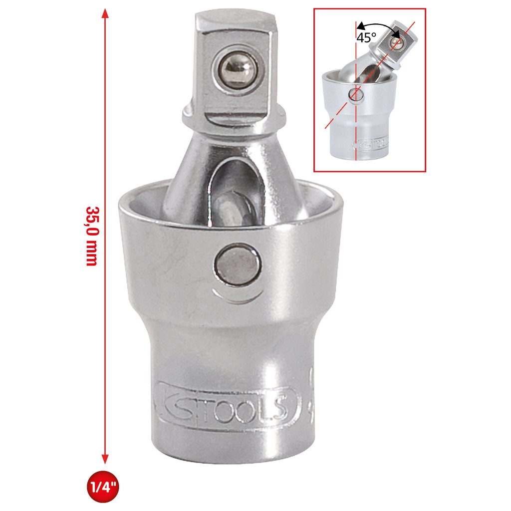 KS Tools Snodo Sferico Power 1/4 - Modello 917.1450