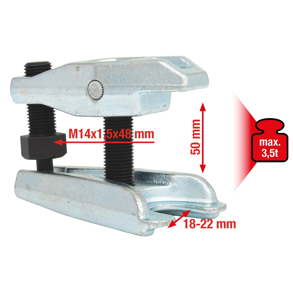 KS Tools Estrattore Universale di Giunti Sferici 670.0111, 18-22 mm