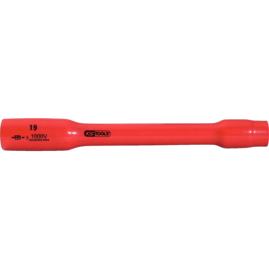 KS Tools 117.1386 Bussola Isolata Extra Lunga 24 mm con Attacco 1/2 e Isolamento IEC 60900