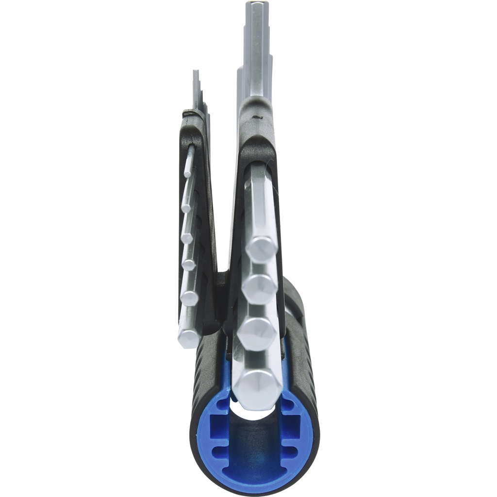 KS Tools 920.2100 Set di Chiavi a Brugola Piegate Classic 3 in 1, 10 Pezzi, 1,5-10 mm