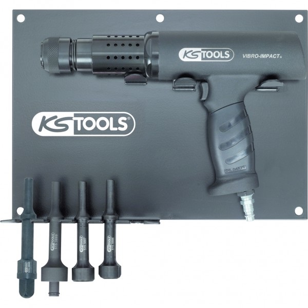 KS Tools 515.3880 Set di Mazzuole a Testa Battente Nero - Profondità 292 mm, Peso 5,7 kg