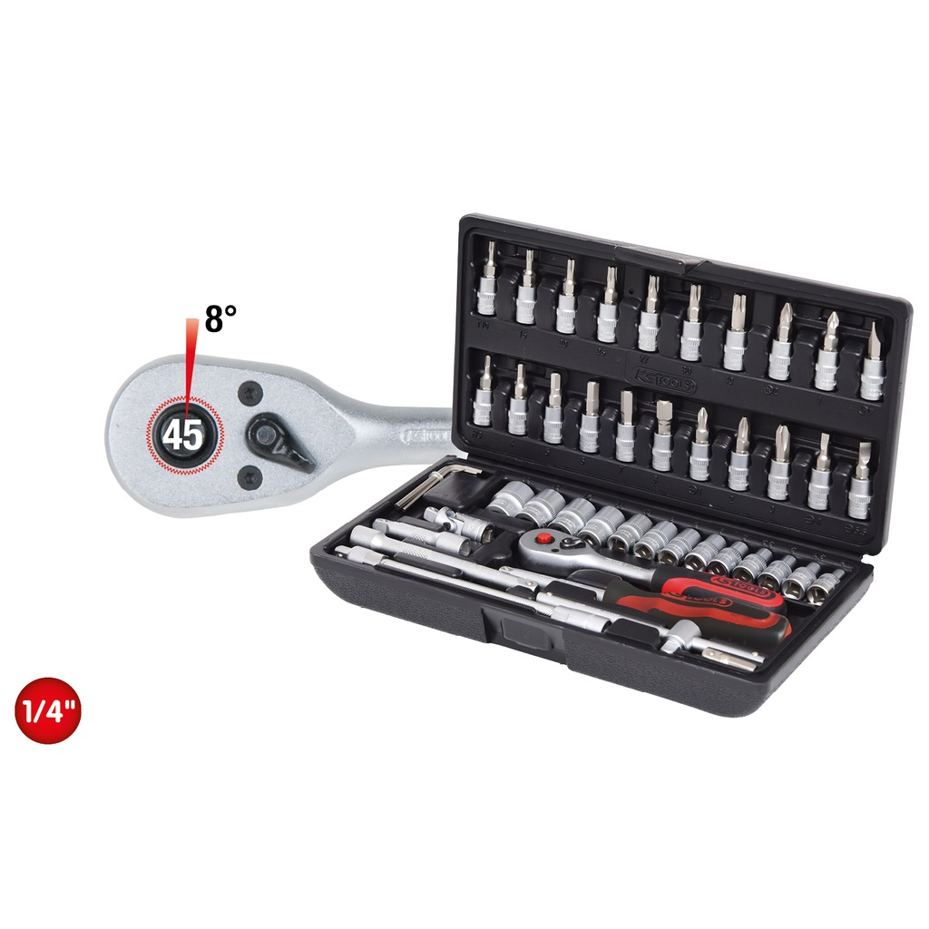 KS TOOLS Kit Attrezzi 917.0648 - Serie di Chiavi a Bussola, 48 Pezzi