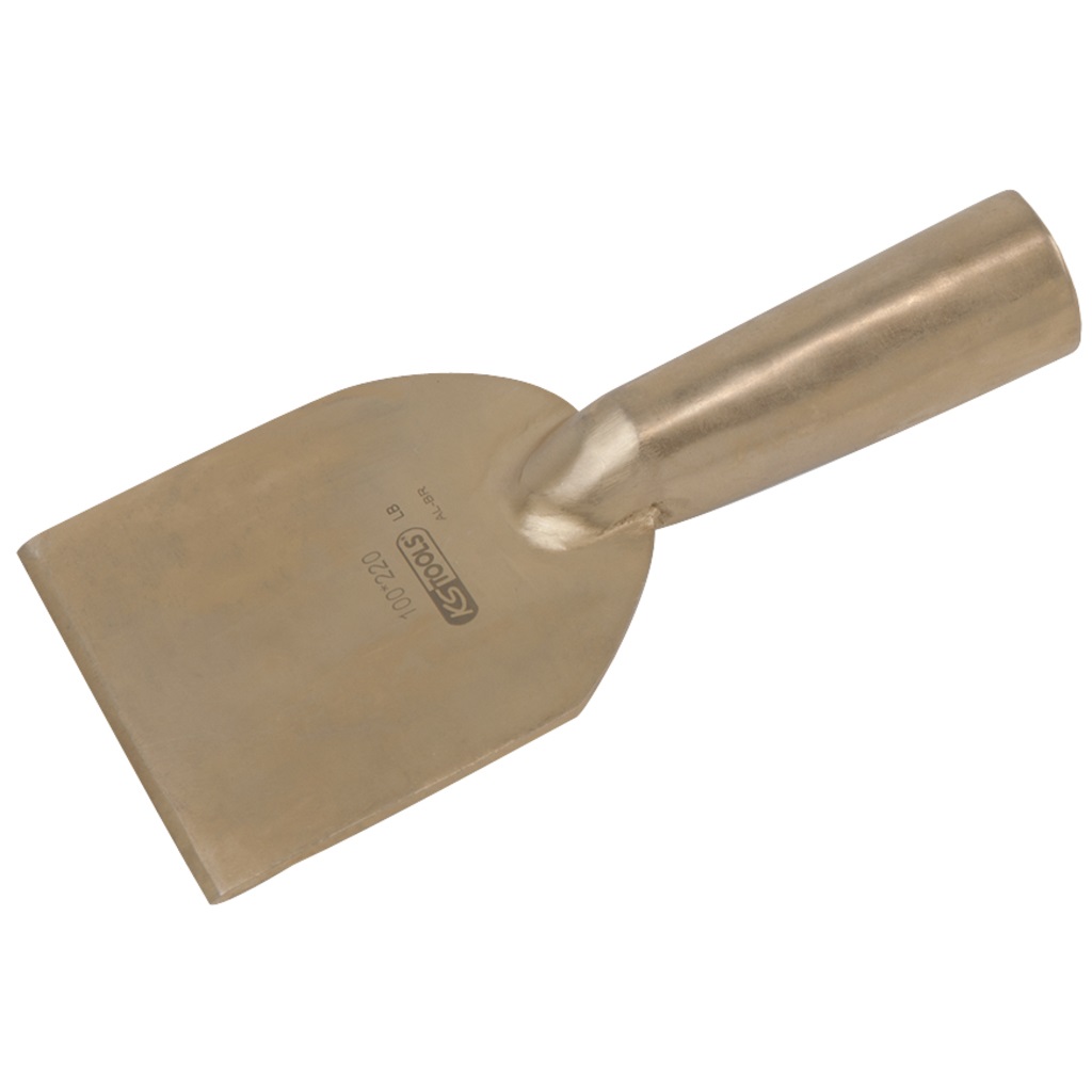 KS Tools Raschietto 75 mm Antiscintilla in Alluminio-Bronzo Resistente alla Corrosione e all'Usura