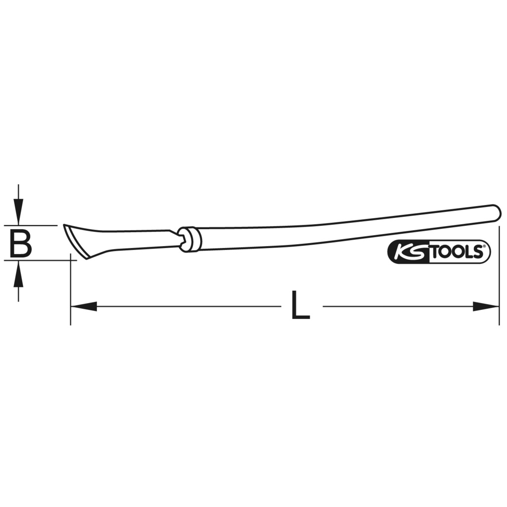 KS Tools BRONZEplus - Taglierina a griglia e raschietto per ruggine, 1000 mm, antiscintilla, in bronzo all'alluminio