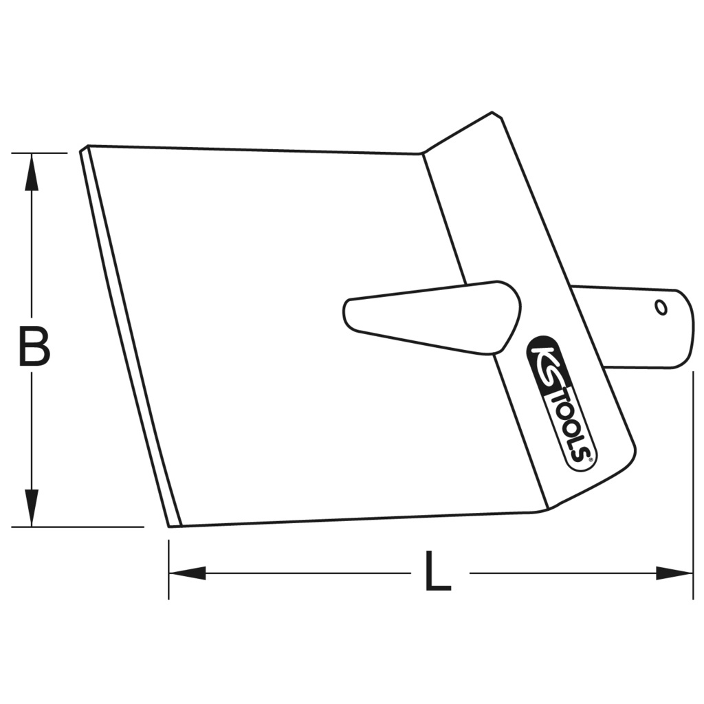 KS Tools Raschietto per Pavimenti BRONZEplus 170x150 mm Antiscintilla e A Prova di Esplosione