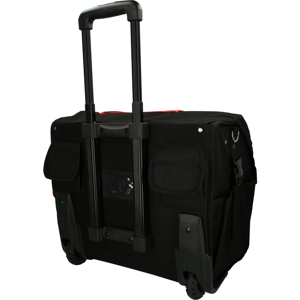 KS Tools 850.0335 ROLLBAG Borsa universale per attrezzi XL con trolley telescopico - Nero/Rosso, Poliestere
