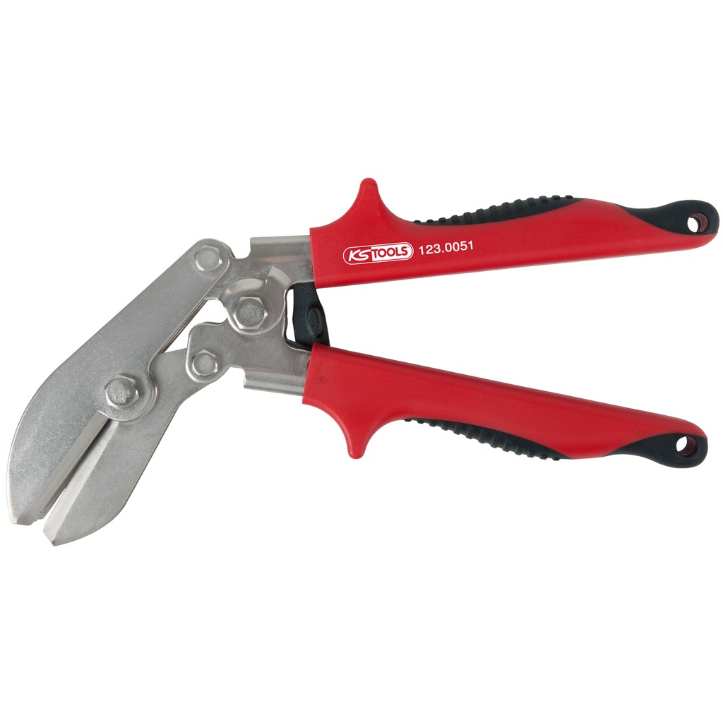 KS Tools Pinza Tira-Tubi Angolata 225 mm - Ideale per Tubazioni in Lamiera