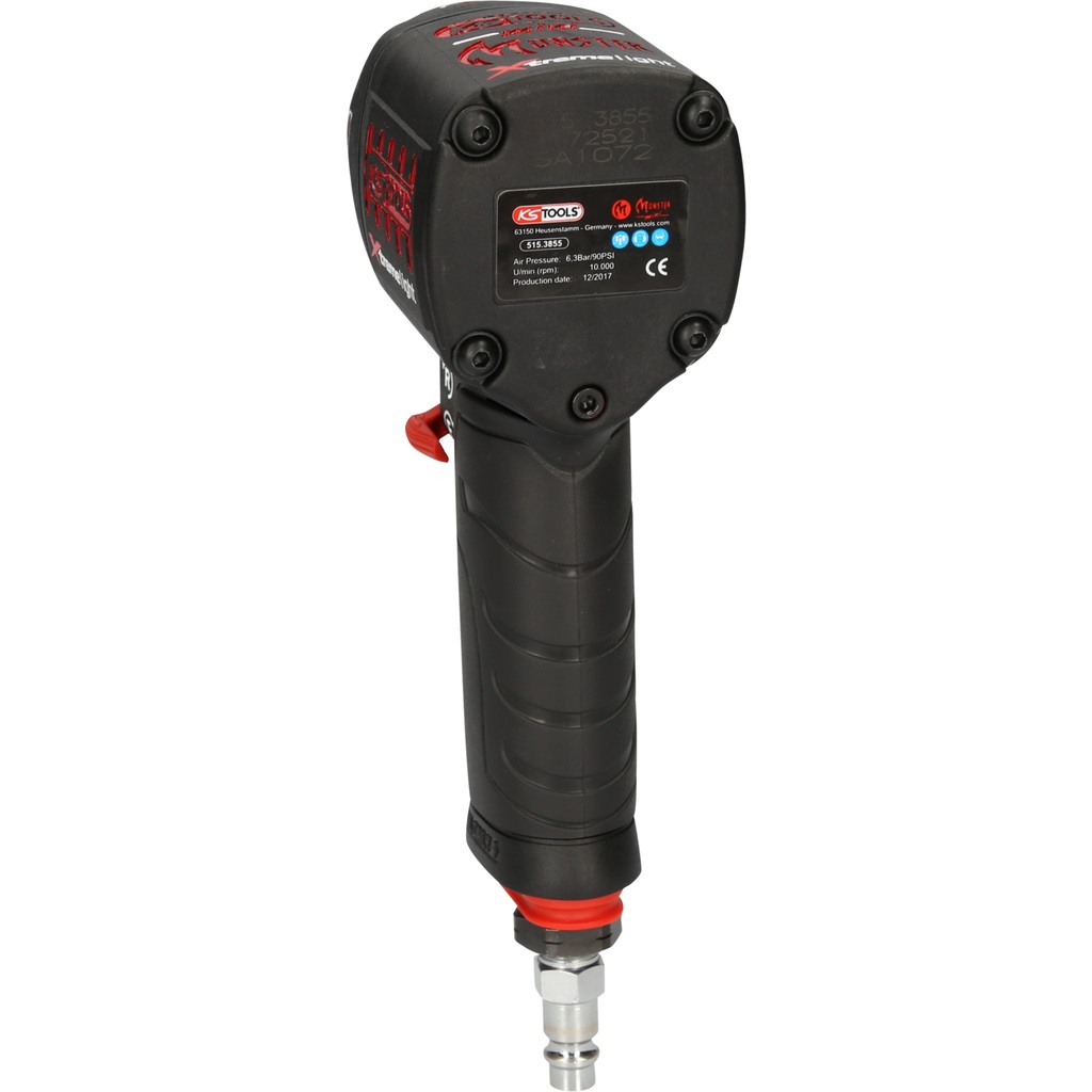 KS Tools 3/8 miniMONSTER Xtremelight - Avvitatore Pneumatico ad Alta Potenza 1.390 Nm con Impugnatura Antiscivolo