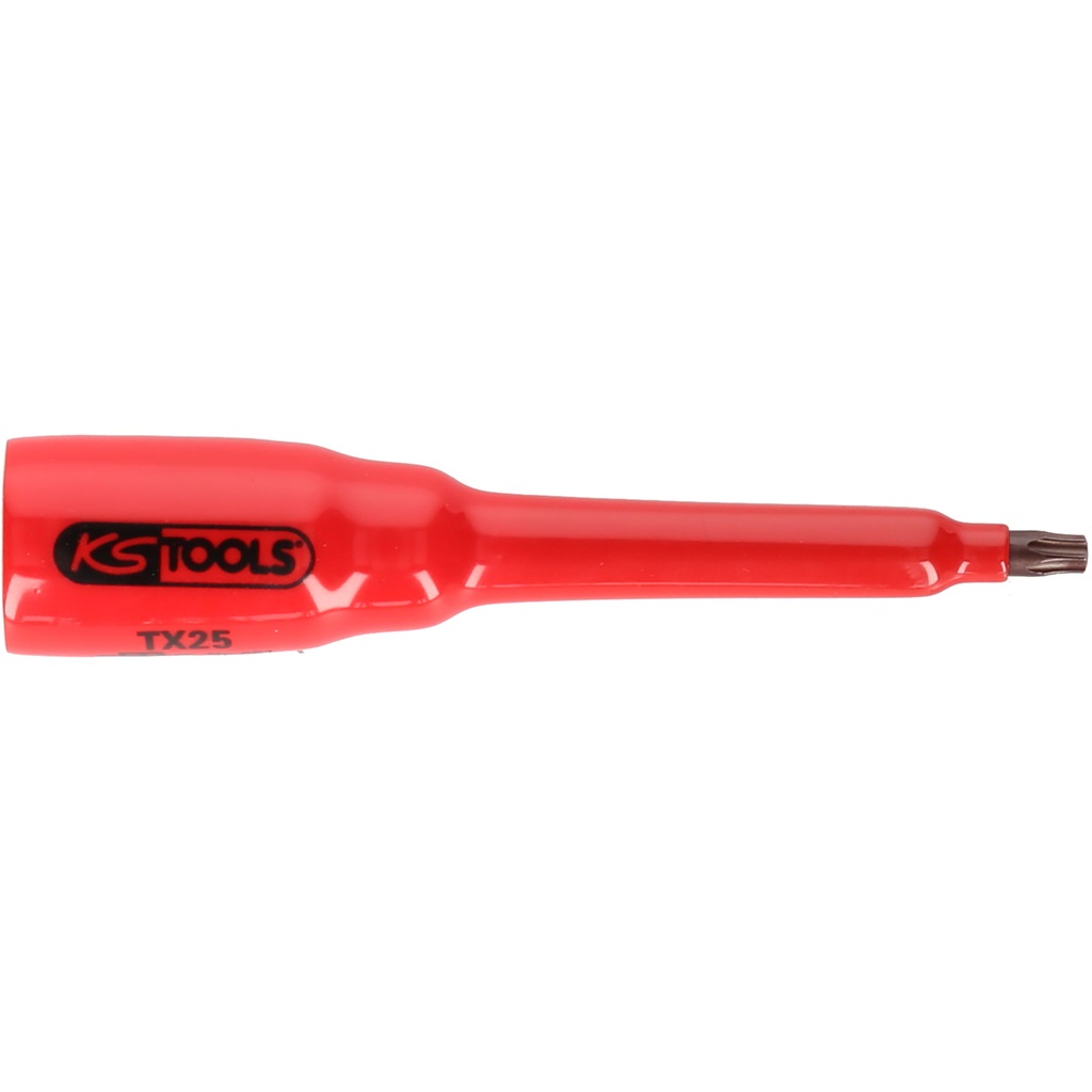KS Tools 117.2467 Bussola Torx T30 Lunga 3/8 con Isolamento Protettivo IEC 60900 in Cromo-Vanadio