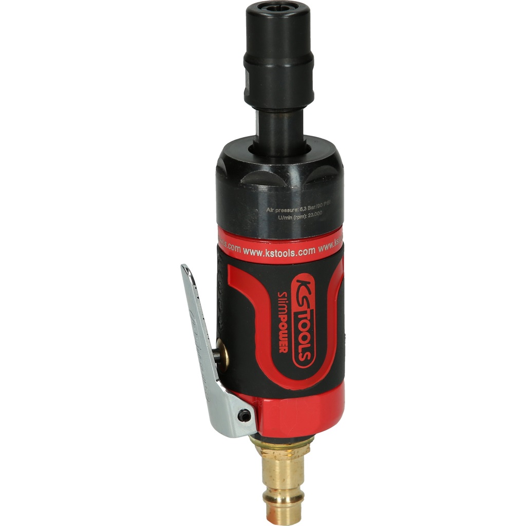 KS Tools Mini Smerigliatrice Diritta Pneumatica SlimPOWER - Compatta e Versatile per Levigatura e Lucidatura