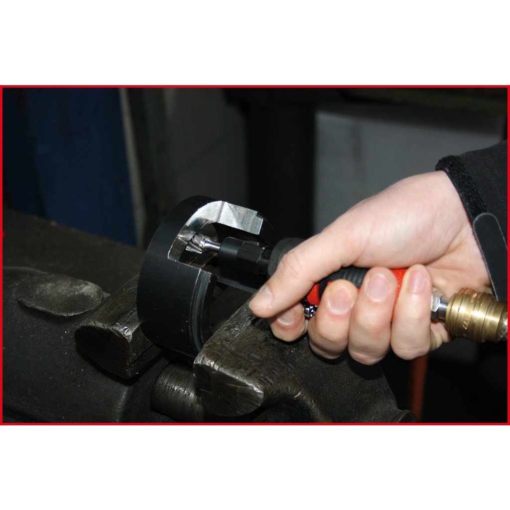 KS Tools Mini Smerigliatrice Diritta Pneumatica SlimPOWER - Compatta e Versatile per Levigatura e Lucidatura