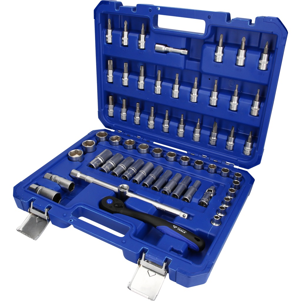 KS TOOLS Set di Bussole BT021061 - 61 Pezzi, 3/8 Pollici, Qualità Made in Germany