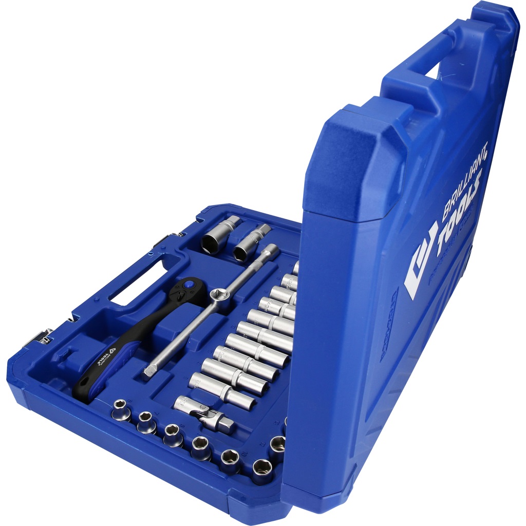 KS TOOLS Set di Bussole BT021061 - 61 Pezzi, 3/8 Pollici, Qualità Made in Germany