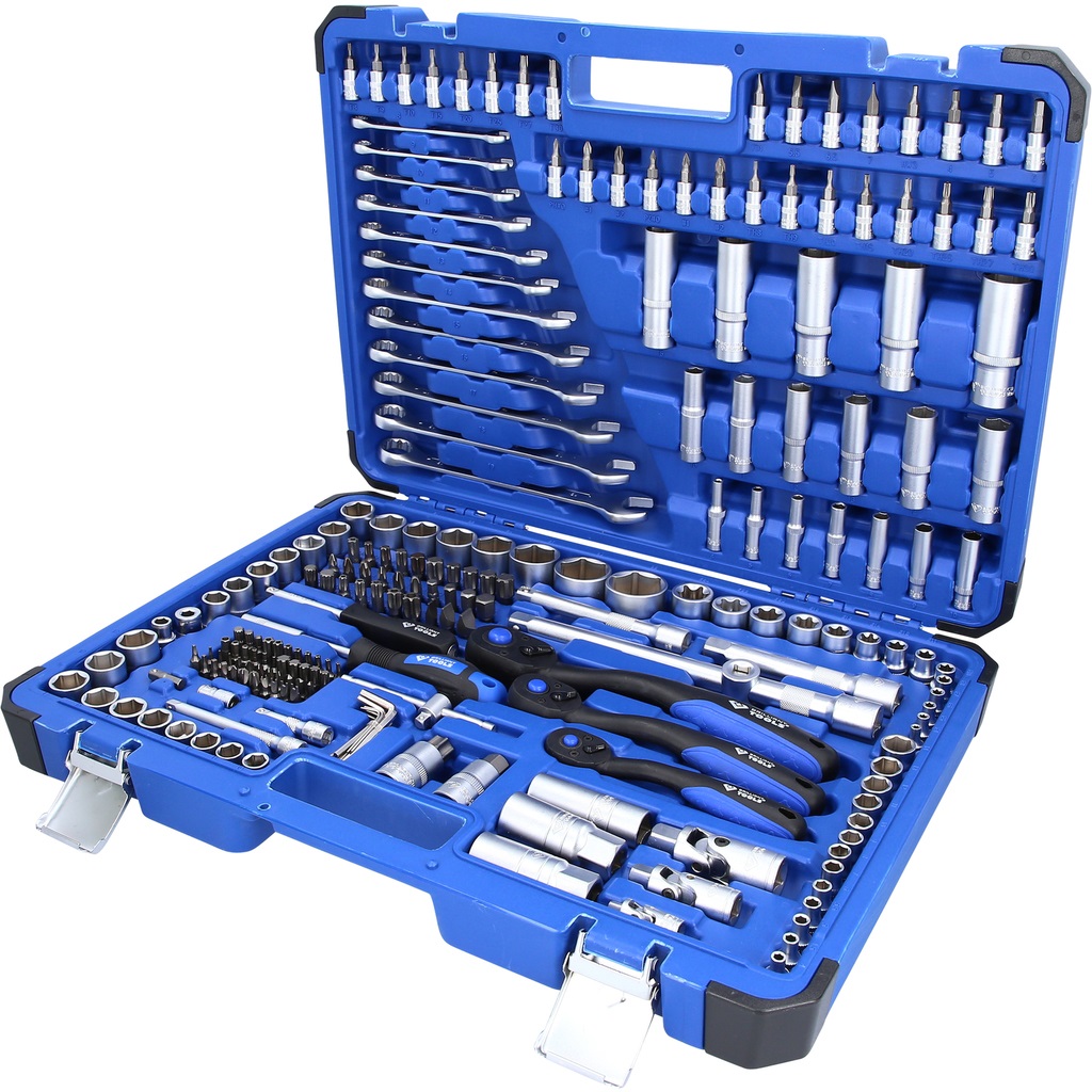 BRILLIANT TOOLS BT023216 - Set di Chiavi a Bussola 216 pz, 1/4, 3/8, 1/2, Qualità Made in Germany