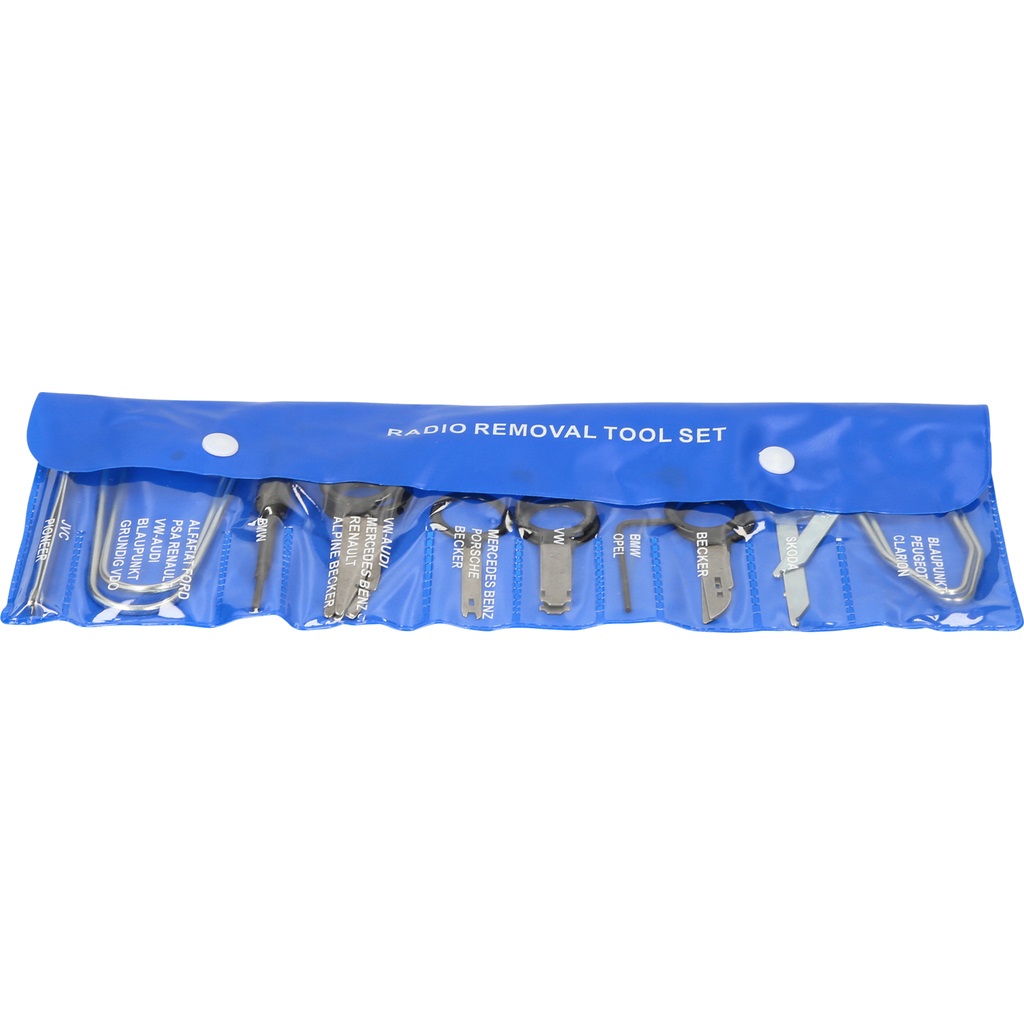 KS TOOLS BT511200 - Kit di attrezzi per montaggio/smontaggio radio, 20 pezzi, qualità made in Germany