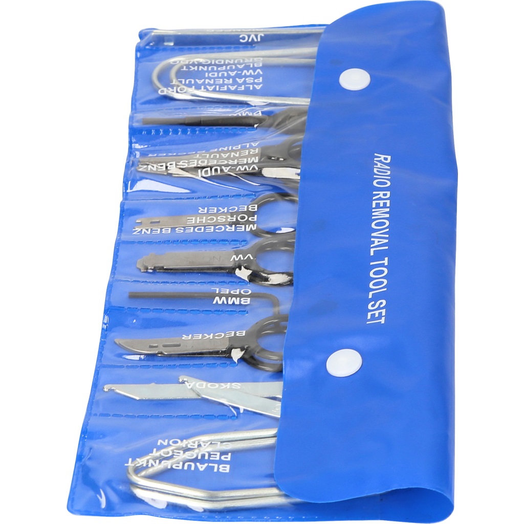 KS TOOLS BT511200 - Kit di attrezzi per montaggio/smontaggio radio, 20 pezzi, qualità made in Germany