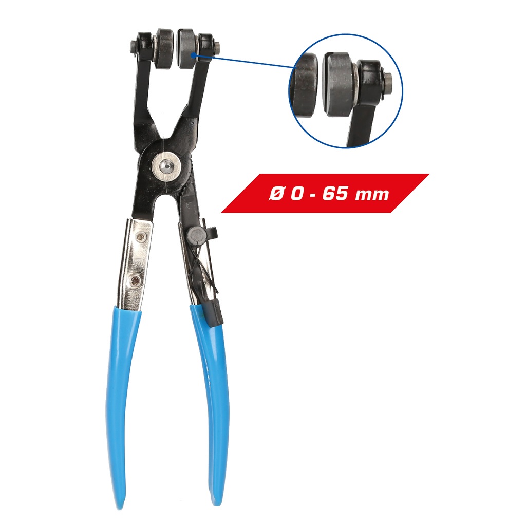 BRILLIANT TOOLS BT526002 Pinza per Fascette Stringitubi con Ganasce Mobili e Funzione di Bloccaggio