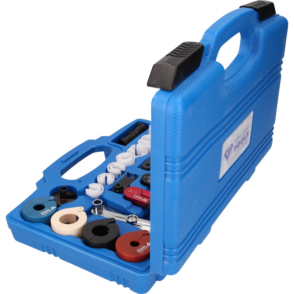 BRILLIANT TOOLS Conditioning Thermal Insulation Tool - Set di Strumenti per Carburante & Aria, Isolamento Termico, 22 Pezzi