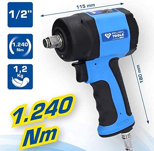KS Tools Mini Avvitatore Pneumatico a Impulsi 1/2