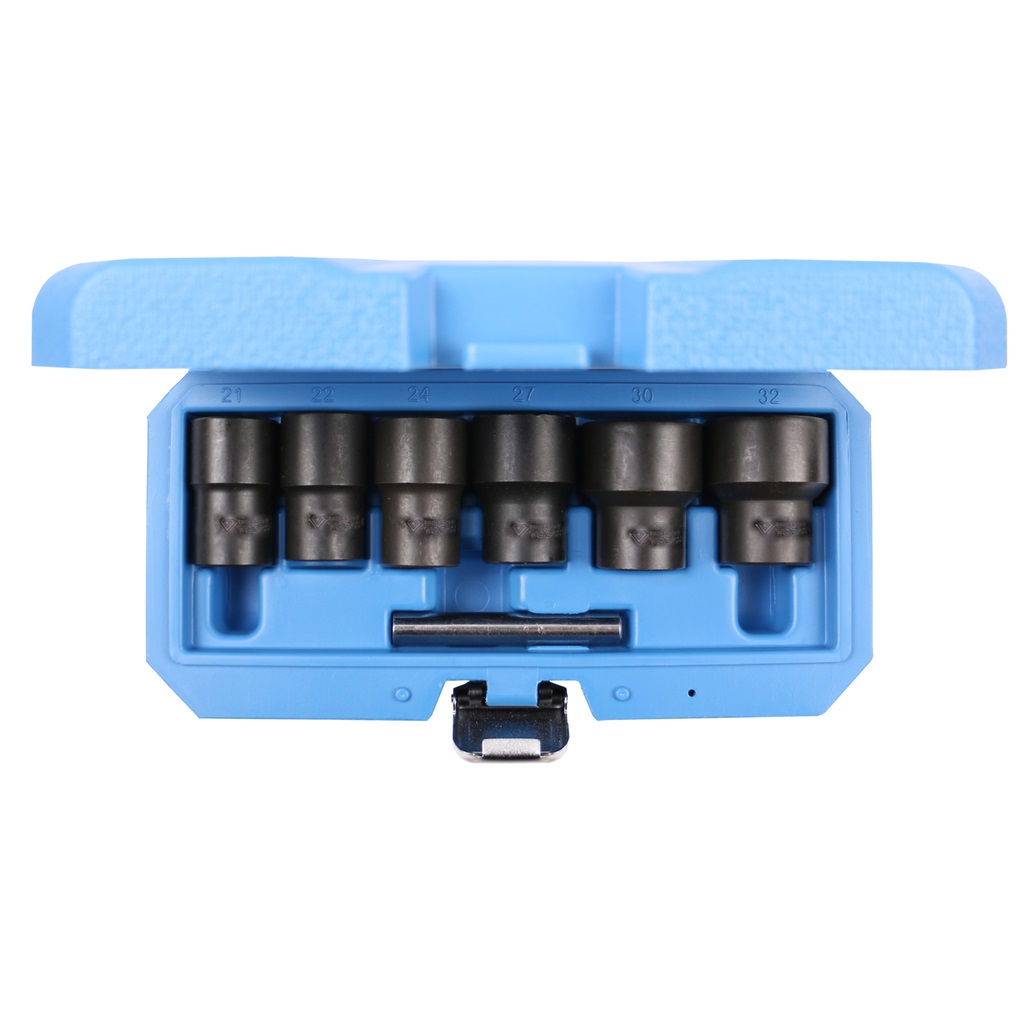 KS TOOLS Set di bussole BT026005 - 7 pezzi, dimensioni 21-32mm, qualità per fai-da-te