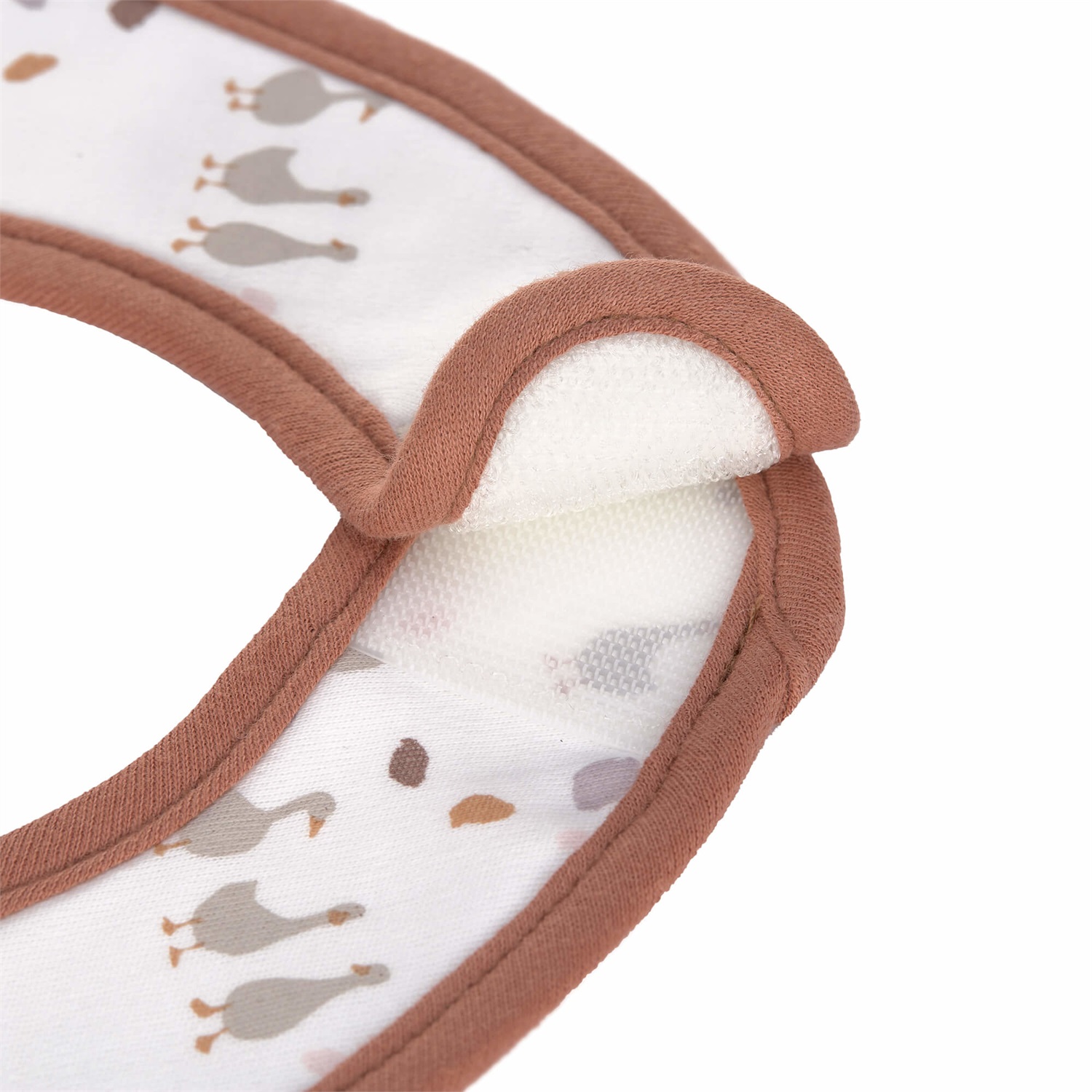 Lässig Bavaglino Tiny Farmer Goose - Set da 5 pezzi in Cotone Biologico, Impermeabili, Lavabili, per Bambini da 3 a 24 Mesi