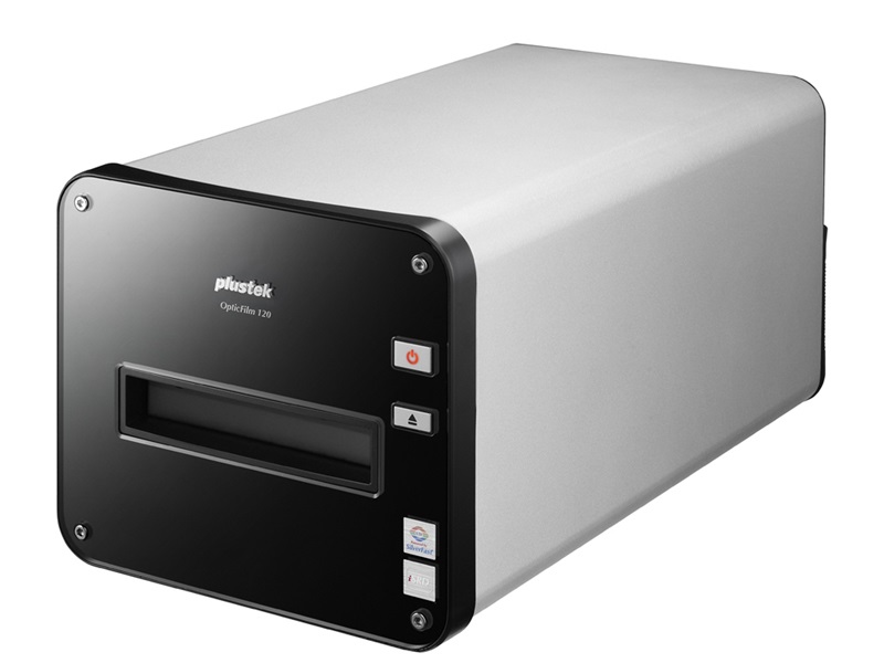 Plustek OpticFilm 120 Scanner per Pellicola e Diapositive - Nero e Grigio, 60 x 120 mm, 48 bit