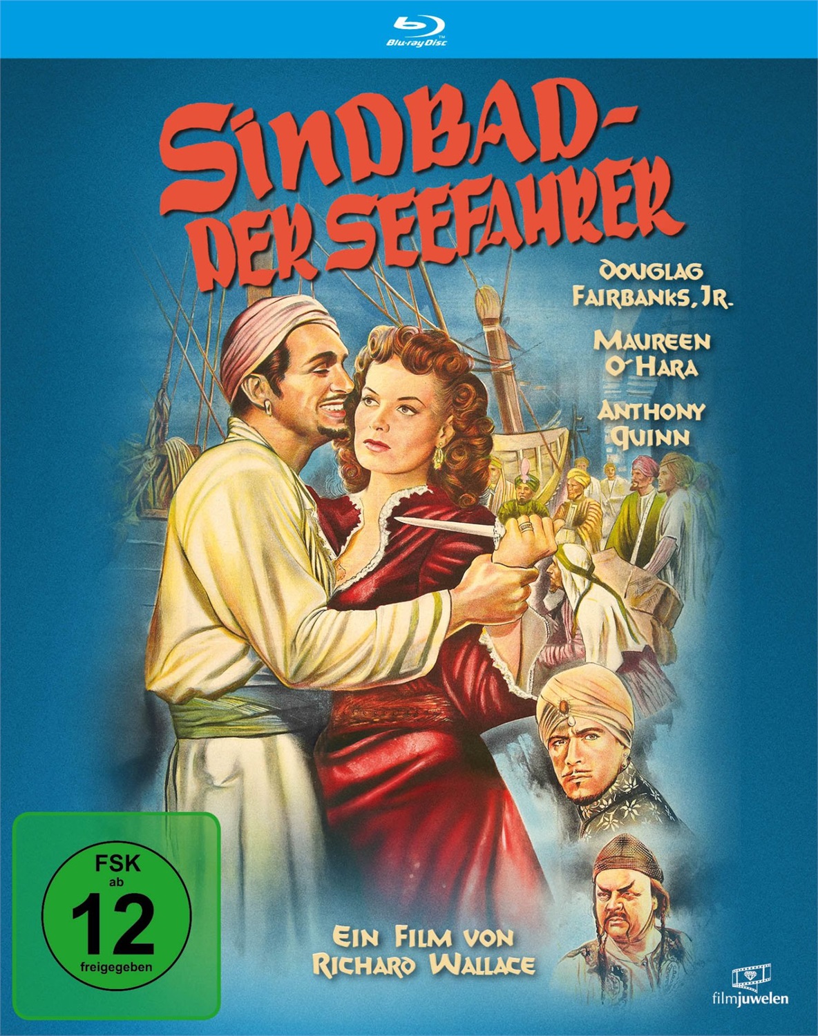 Filmjuwelen Sindbad der Seefahrer (RKO) - Blu-ray Weltpremiere HD - Tedesca, Inglese, Italiano